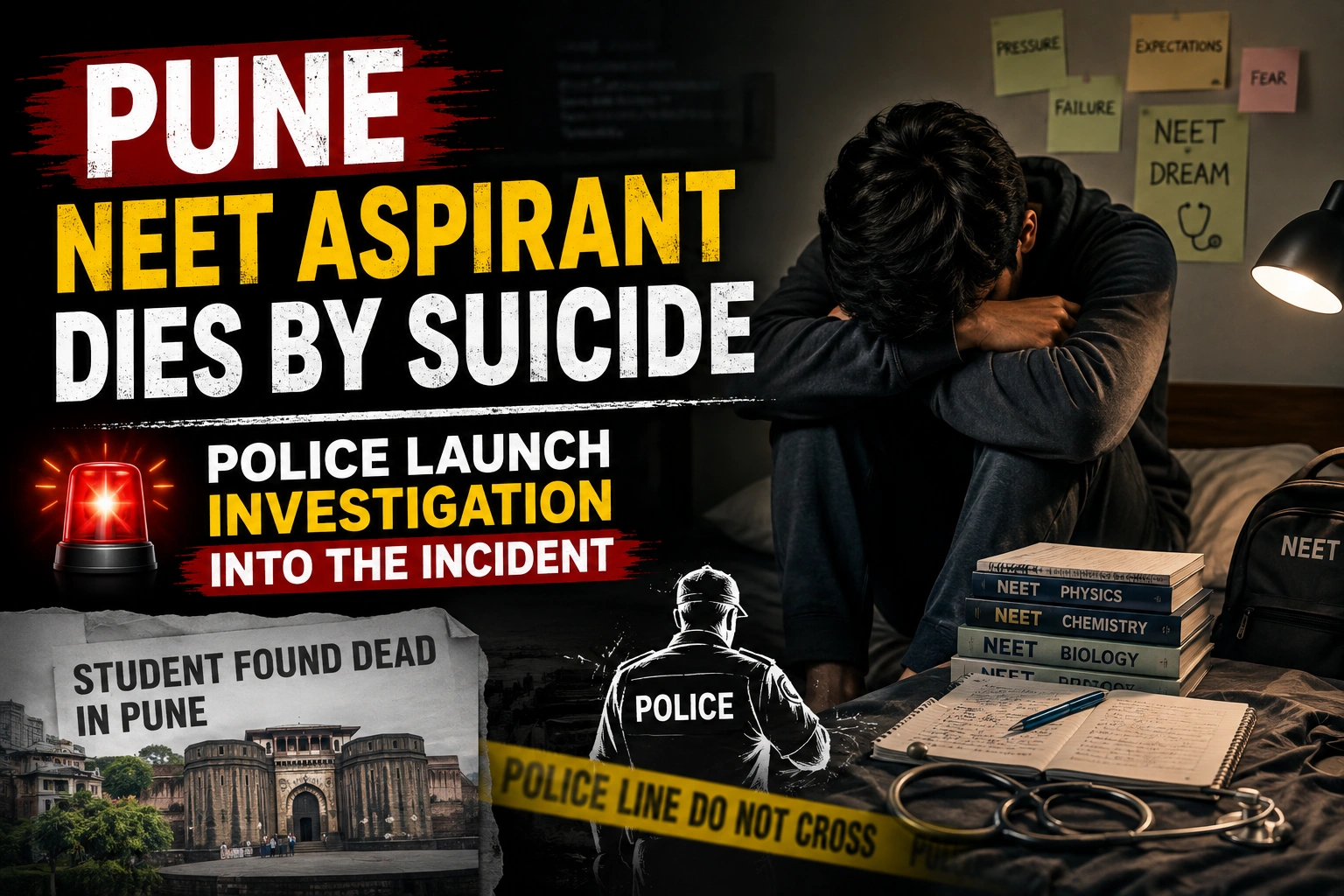Pune NEET Aspirant dies by suicide: Police launch investigation into the incident